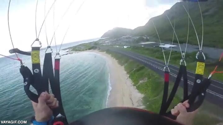 aterrizaje,playa,parapente,paracaidas,aterrizar,velocidad,frenar