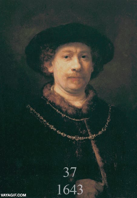rembrandt,retrato,auto-retrato,antes de morir,artista