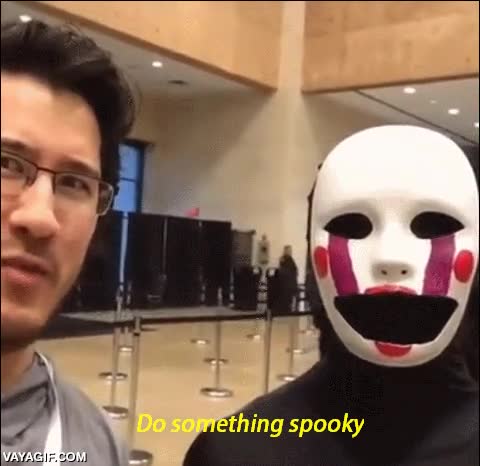 do something spooky,haz algo terrorifico,cosplay,marioneta,puppet,FNAF,five nights at freddy's
