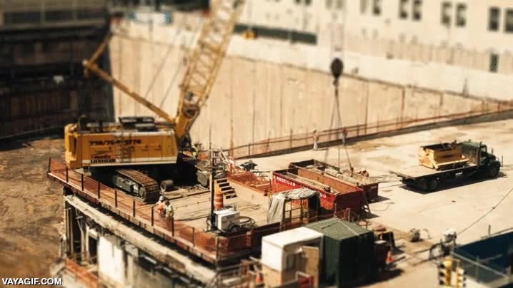 filtro,fotografico,excavadoras,juguetes,cuesta creer que sean reales,obras