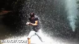 show,baile,bailarin,dancer,boca de incendios,llover,agua,lluvia
