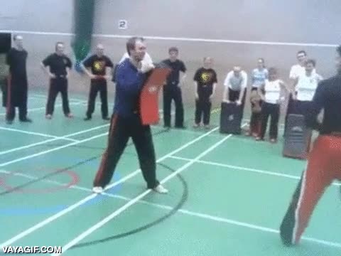 patada,artes marciales,lo mand&oacute; a volar,volare ooooh