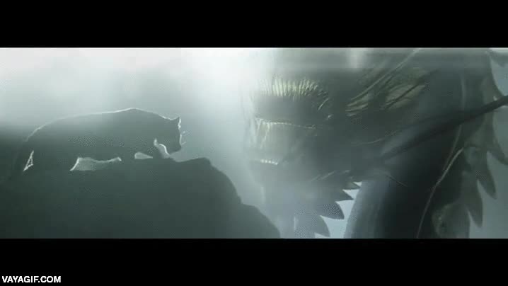 dragon,posarse,leopardo,gran muralla china,animaci&oacute;n