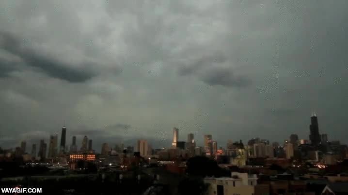 chicago,edificios,rascacielos,rayos,tormenta,electrica