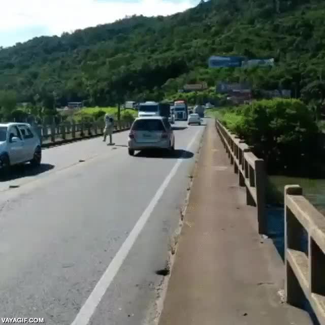 puente,desvio,saltar,de cabeza,agua,río,chof