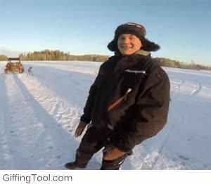 maestro,guantes,dar la vuelta,nieve,clima frio,costumbre,girar,al aire