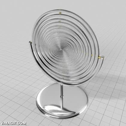 quiero uno,geometrico,bucle,girar,creo que es físicamente imposible,quizás con imanes