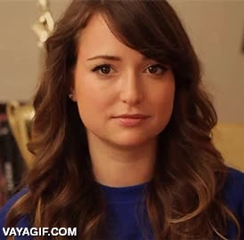 Milana Vayntrub,gui&ntilde;ar,el ojo,gui&ntilde;o gui&ntilde;o,insistir
