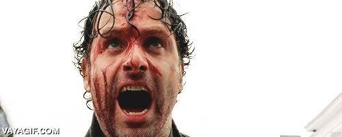 The walking dead,pu&ntilde;etazo,rick,sheriff,amigo,hablar m&aacute;s de la cuenta,novia,ligues