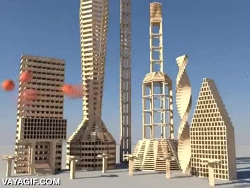 torres,desmoronarse,pelotas,derrumbarse,fisicas,simulaciones