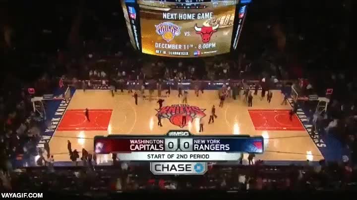 new york knicks,new york rangers,nba,nhl,timelapse,madison square garden
