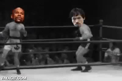 box,boxeo,correr,huir,gallinita,Mayweather,Paquiao,dar vueltas
