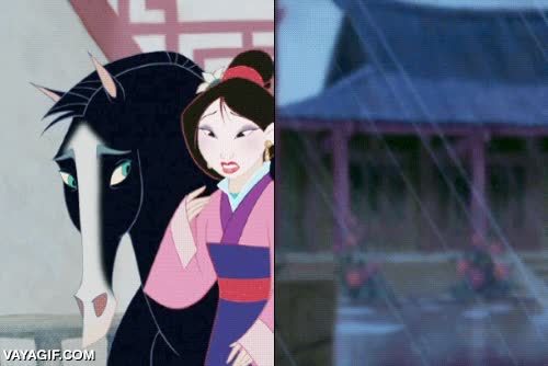 princesa,guerrera,cambio,transicion,clavada,mulan,disney