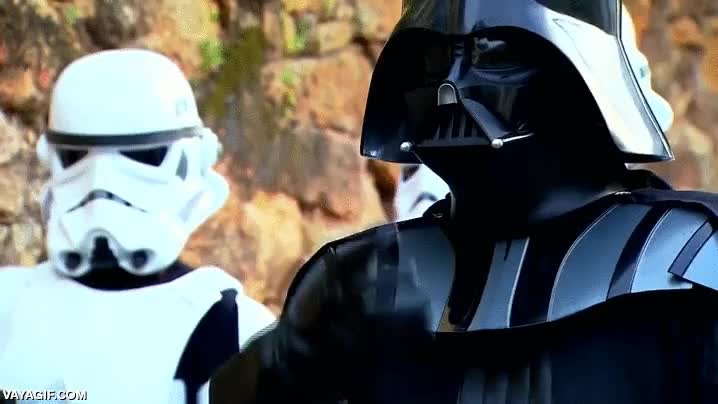 darth vader,perder peso,correr,gordo,huir,velocidad,stormtroopers