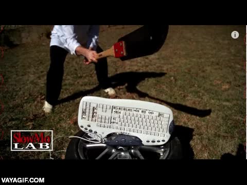teclado,cabreo,a ver si te cierras ahora,mueree!!,&iquest;Por qu&eacute; Word?,slow motion