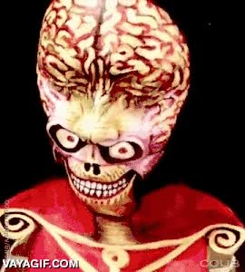 mars attacks,alien,marcianos,maquillaje,facial,cabezón