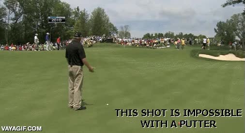 vacilada,dice que es imposible,deja que te ense&ntilde;e,la clava,a la primera,putter