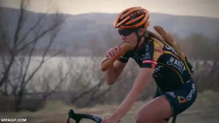 ciclistas,avituallamiento,tipos,comida,pizza,comida china,nata,bicicletas