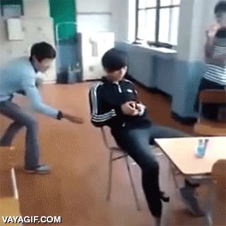 dignidad,ninja,voltereta,suelo,buena recuperación,trolls,trollear,empujar