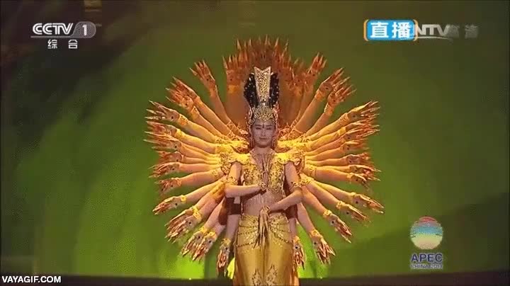 Avalokiteśvara,brazos,ilusion,baile,bailarines