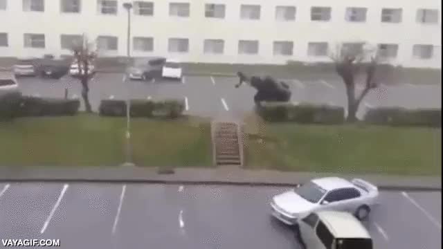 viento,arrastrar,coche,parking,vendaval,huracan