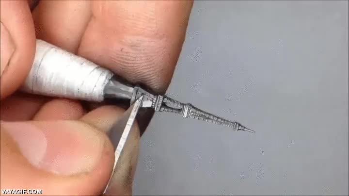 lapiz,torre eiffel,tallar,esculpir,mina,talento,miniatura,punta
