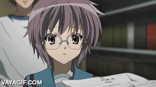 yuki nagato,kyon,haruhi suzumiya no shoushitsu,haruhi suzumiya,llorar,¿Has oído eso? Es el corazón de Nagato rompiéndose,que penica,factura de la luz,aire acondicionado