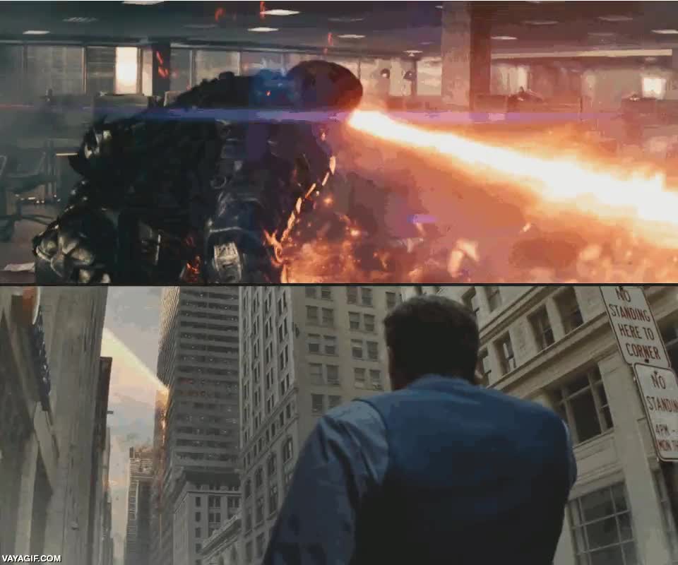 pelicula,efectos especiales,superman,rayo laser,disparar