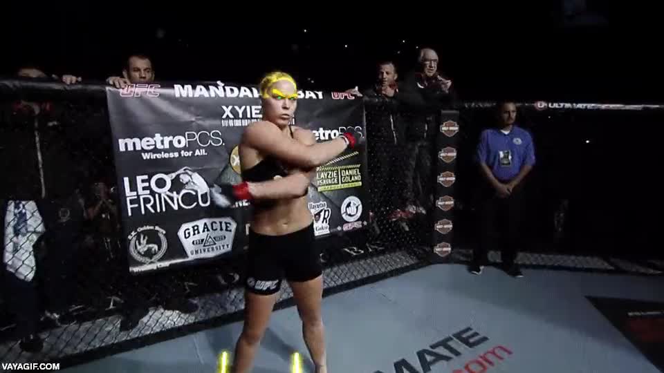 Ronda Rousey,super saiyan,ufc,luchadora,transformarse