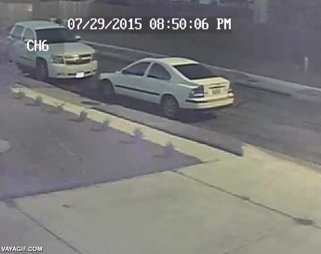 gran conductor,ni&ntilde;o,arrasar con el jard&iacute;n,vaya troll,camara de seguridad,vigilancia