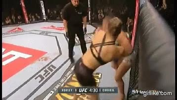 ronda rousey,no quiere tenerla como rival,vaya paliza,correia hab&iacute;a rajado mucho de rousey,le call&oacute; la boca en medio minuto