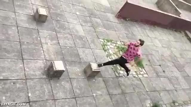 parkour,saltar,voltereta,casi perfecta,dificultad