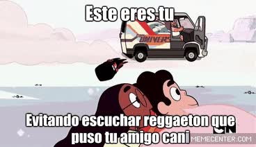 steven universe,garnet,granate,cani,reggaeton,coche