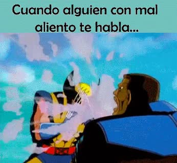 lobezno,wolverine,mal aliento,peste,boca