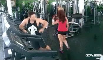 gimnasio,caída,máquina,flexiones,impresionar