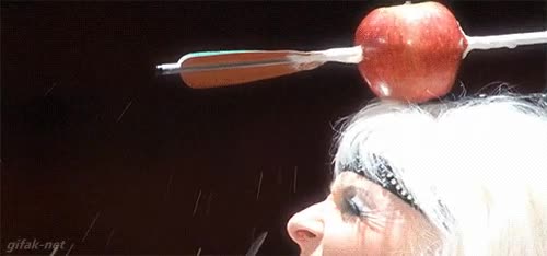 miedo,punter&iacute;a,arco,flechas,manzanas