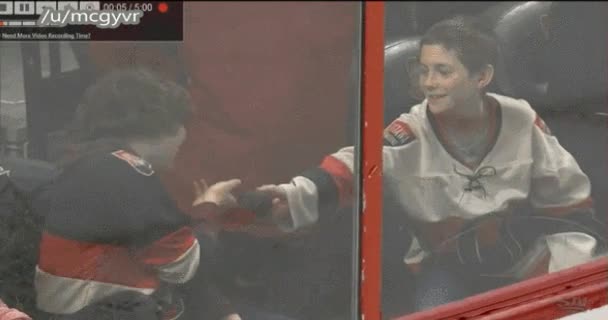 insistir,quedar,buena obra,canda,hockey sobre hielo,publico,ni&ntilde;os,altruismo,generosidad