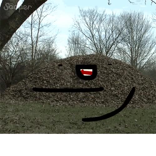 monta&ntilde;a,hojarasca,el gif original es viejo pero as&iacute; mola mucho m&aacute;s,devorar,comer,tragar