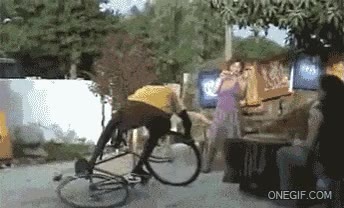 simbiosis,los dos son uno,bicicleta,equilibrio,no tocar el suelo