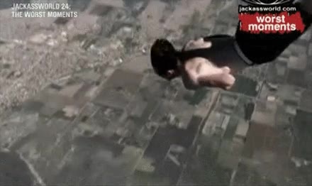 miedo,saltar,caida libre,sin paracaidas,lo recoge el otro paracaidista