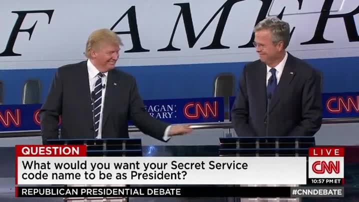Jeb Bush,extraterrestres,como kang y kodos,donald trump,reptilianos,altas esferas,cnn debate
