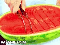 invento,cortar,sand&iacute;a,rodajas,utensilio,ingenioso,practico