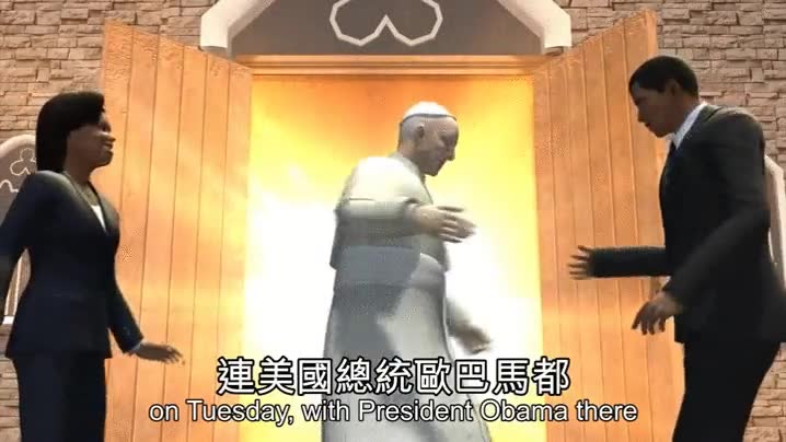 saludo,saludar,papa francisco,iglesia con alas,avion