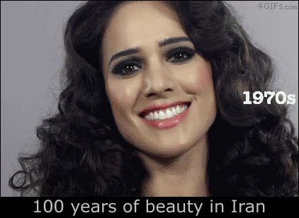 100 a&ntilde;os,moda,mujer,Ir&aacute;n,respeto todas las culturas,pero esto ha ido a peor claramente