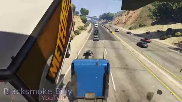 rampa,camion,salir volando,salir disparado,autopista