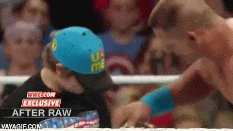 grande,cancer,ni&ntilde;o,wwe,combate,ring,el d&iacute;a de su vida,cinturon de campe&oacute;n