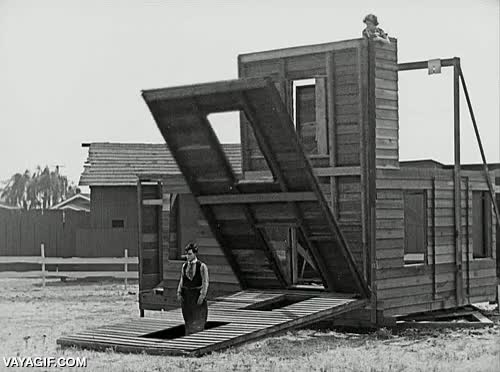 buster keaton,cine mudo,leyenda,cine,mito,actor,casa,pared,caer