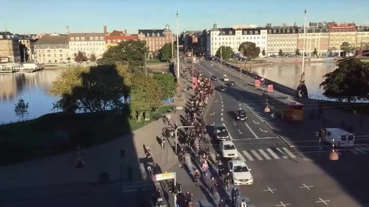 tanto que aprender,bicicletas,y allí sí que hace frío,dinamarca,carretera,calle
