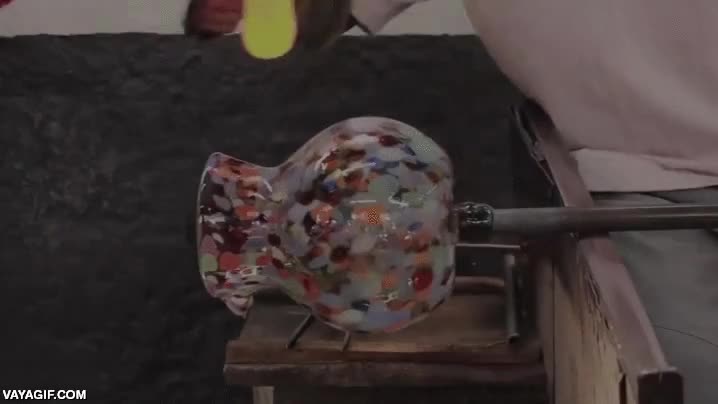 asa,a&ntilde;adir,cristal,fundido,artesania,artesano