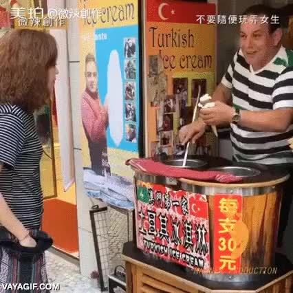 se acabo la broma,pistola,helado,basta,japonesa,trollear,vendedor,turco